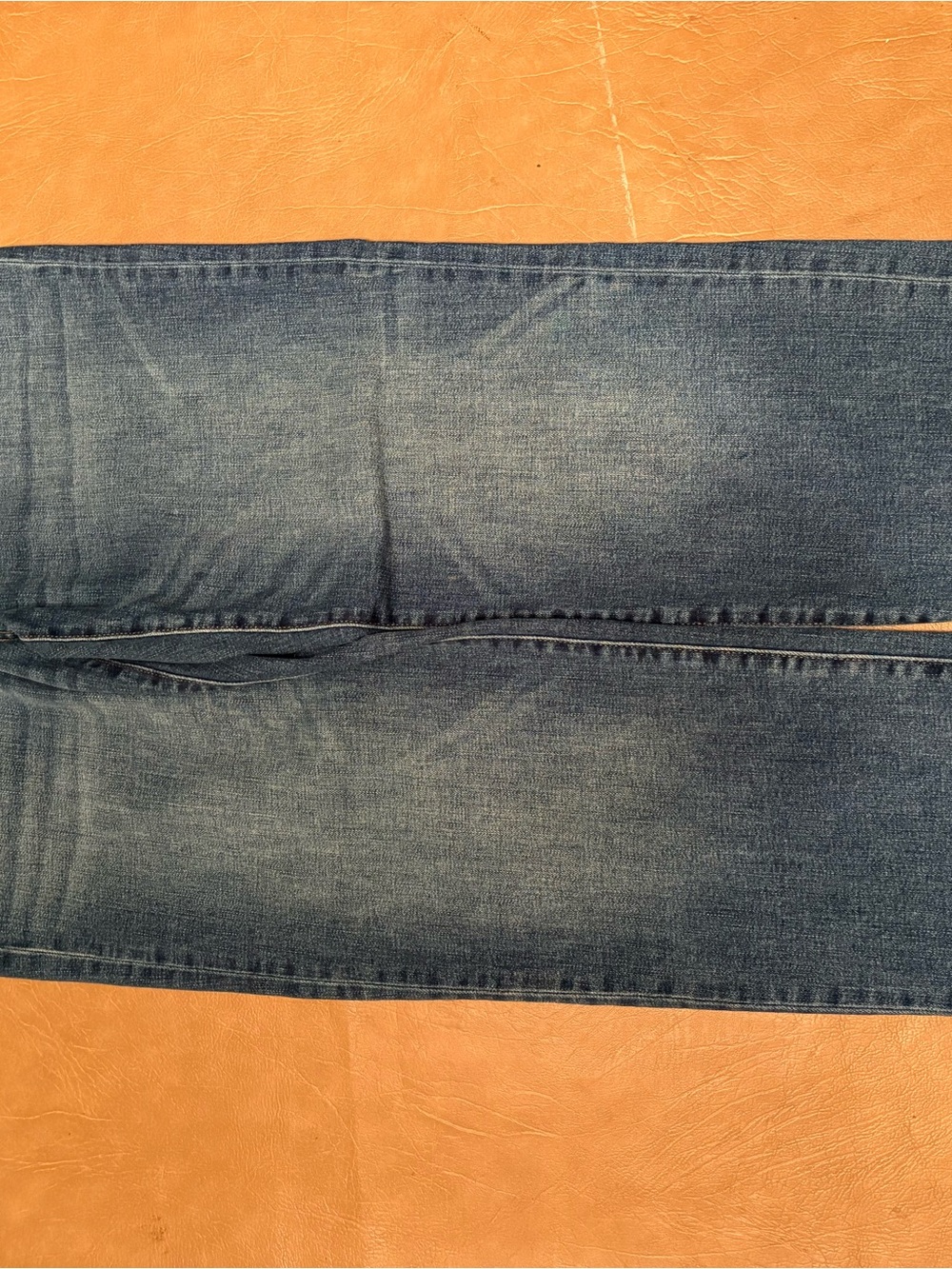 Aeropostale Men's Slim Straight Mid Blue Jeans